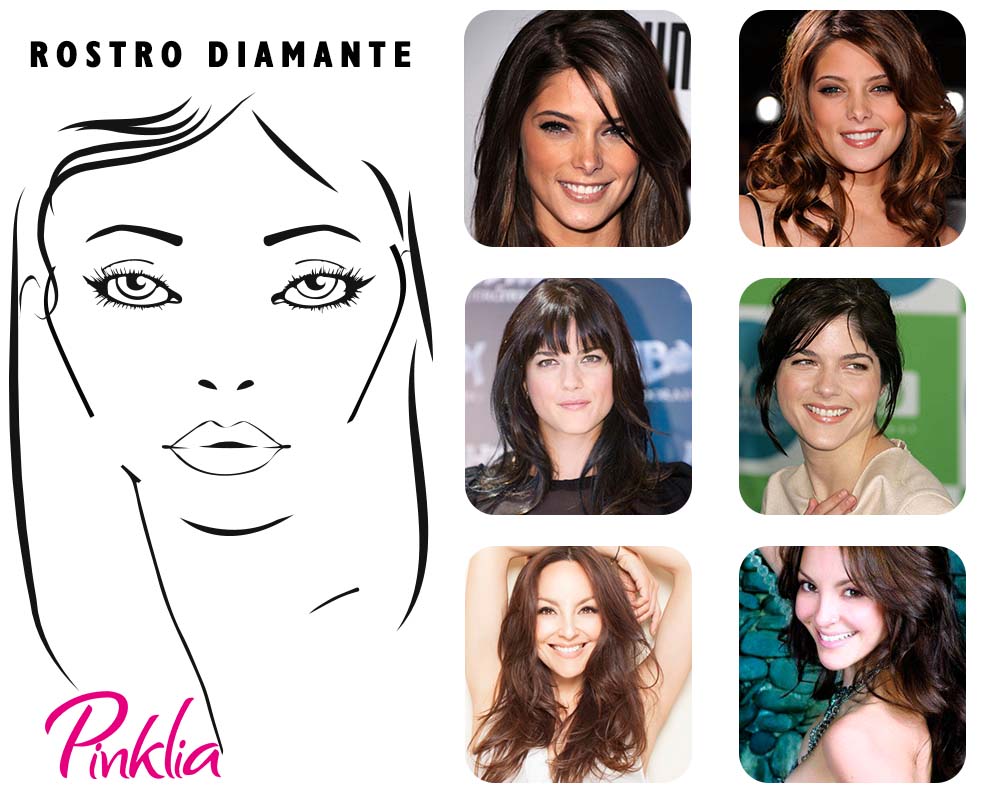 Mejores cortes de pelo para forma de cara diamante | Pinklia | Tu portal  favorito para lucir bella y unica